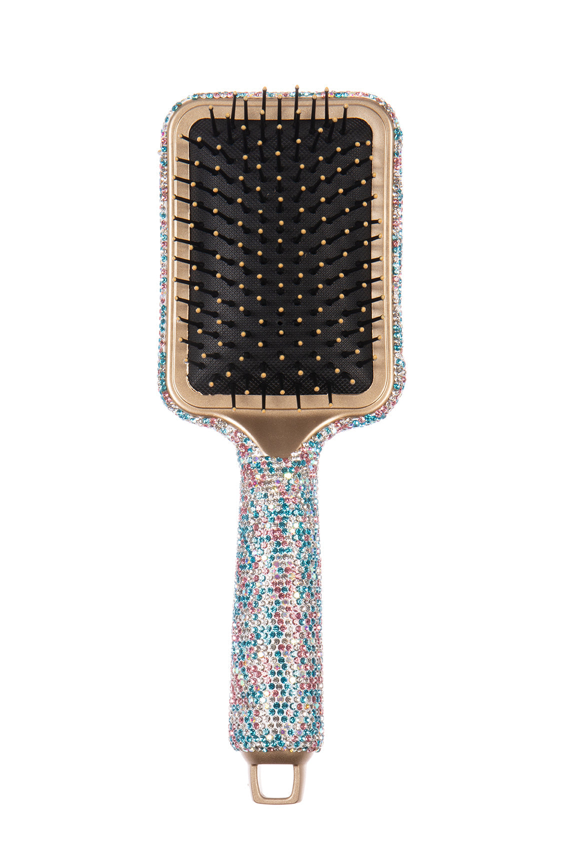 Ceramic Rhinestone Square Hair Brush CR0026