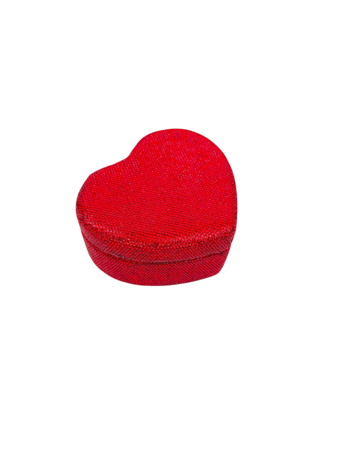 Ceramic Rhinestone Heart Jewelry Box CR0031