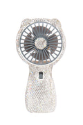 Ceramic Rhinestone Cat Hand Held Fan CR0057 - view 4