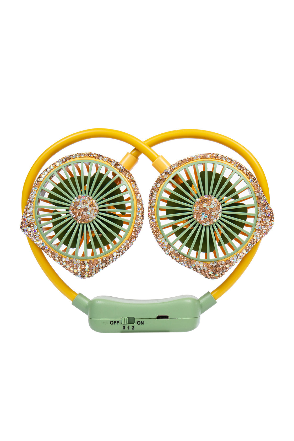 Handmade Rhinestone Neck Fans CR0059