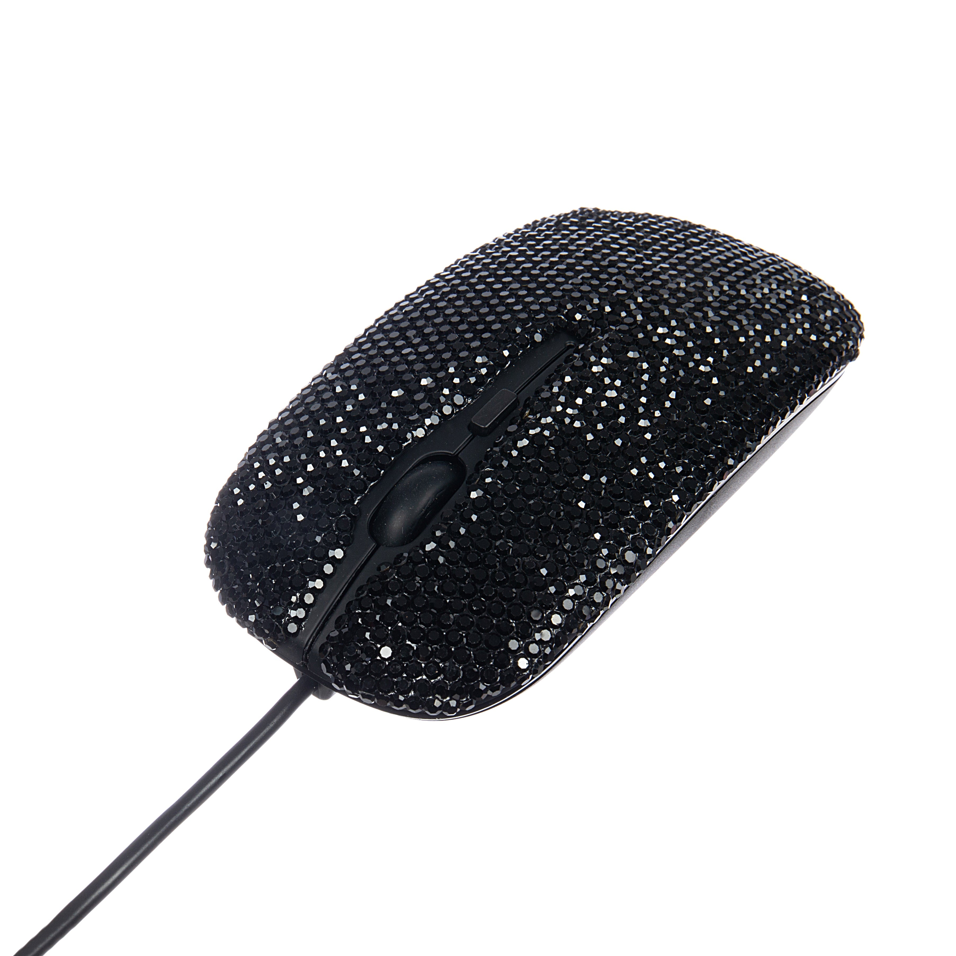Handmade Rhinestone Wired Mouse CR0074