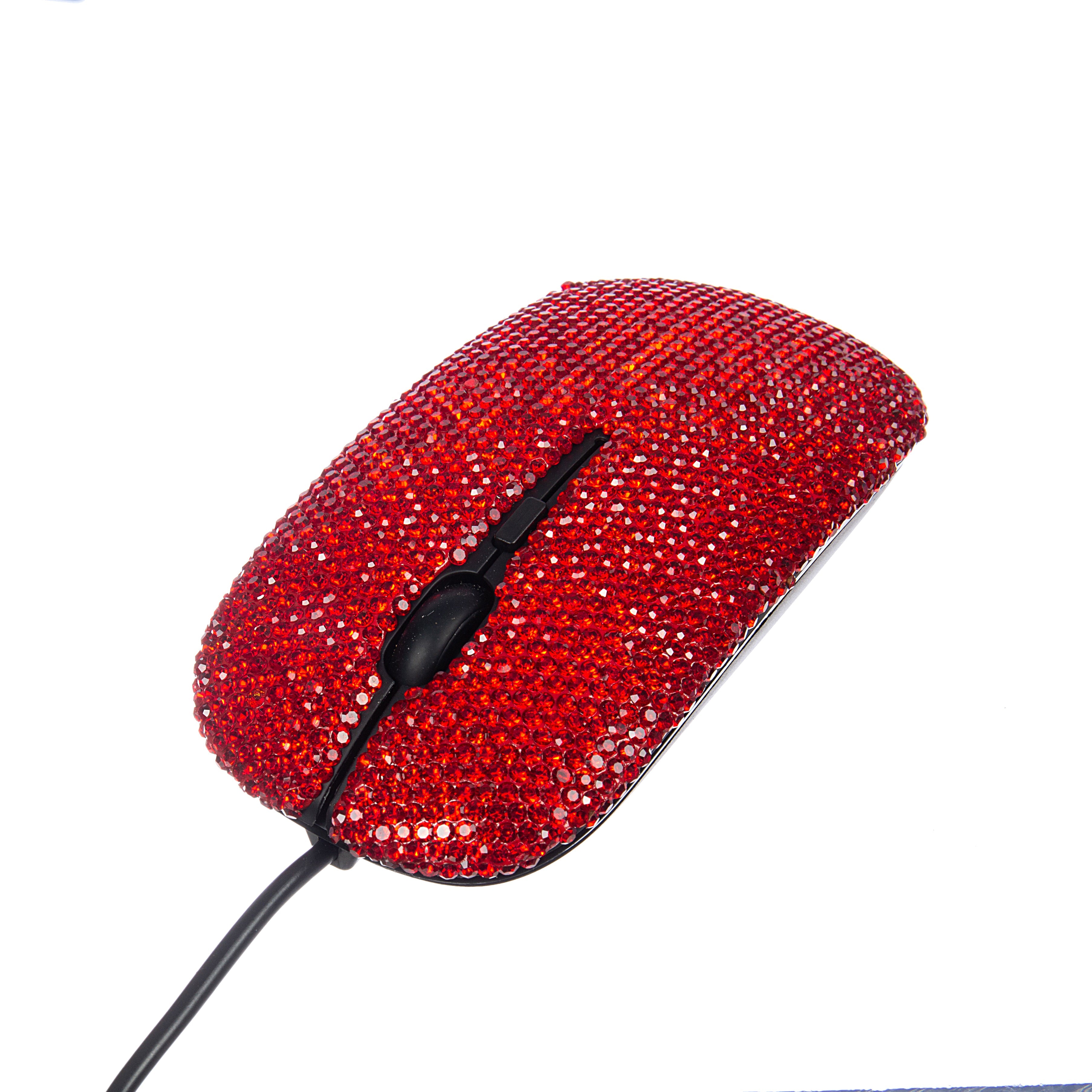 Handmade Rhinestone Wired Mouse CR0074