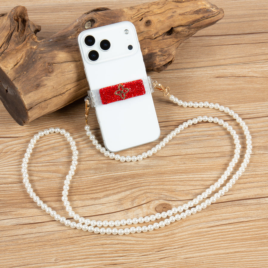 Ceramic Rhinestone Phone Lanyard CR0078