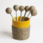 Set Of 6 Fork Rhinestones Storage Cup CR0080-SET
