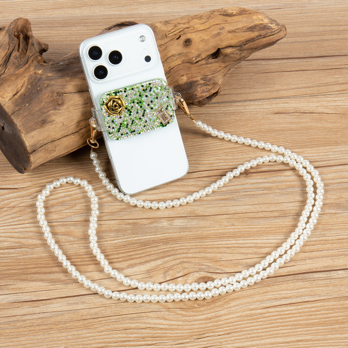 Ceramic Rhinestone Phone Lanyard CR0086 - view 3