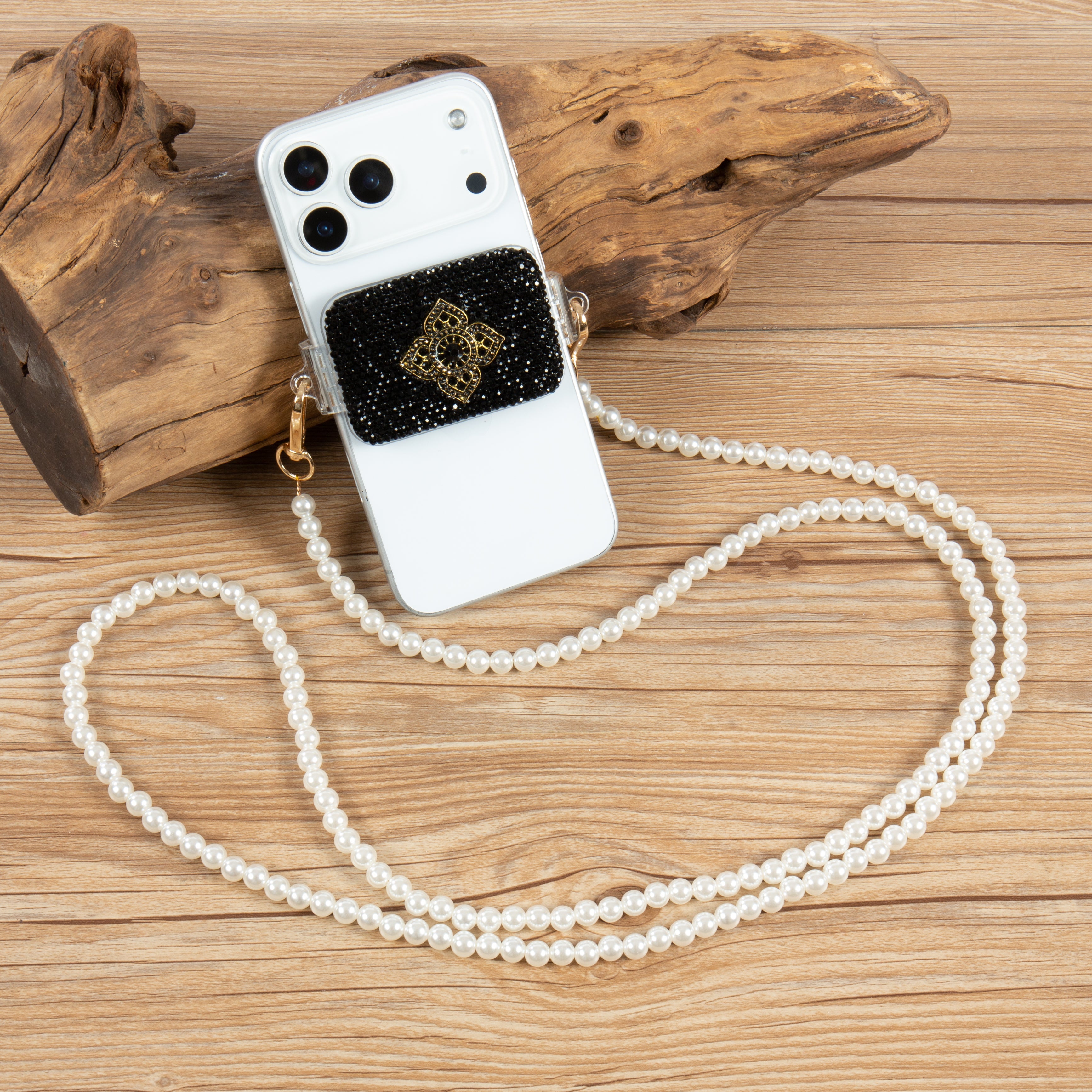 Ceramic Rhinestone Phone Lanyard CR0087