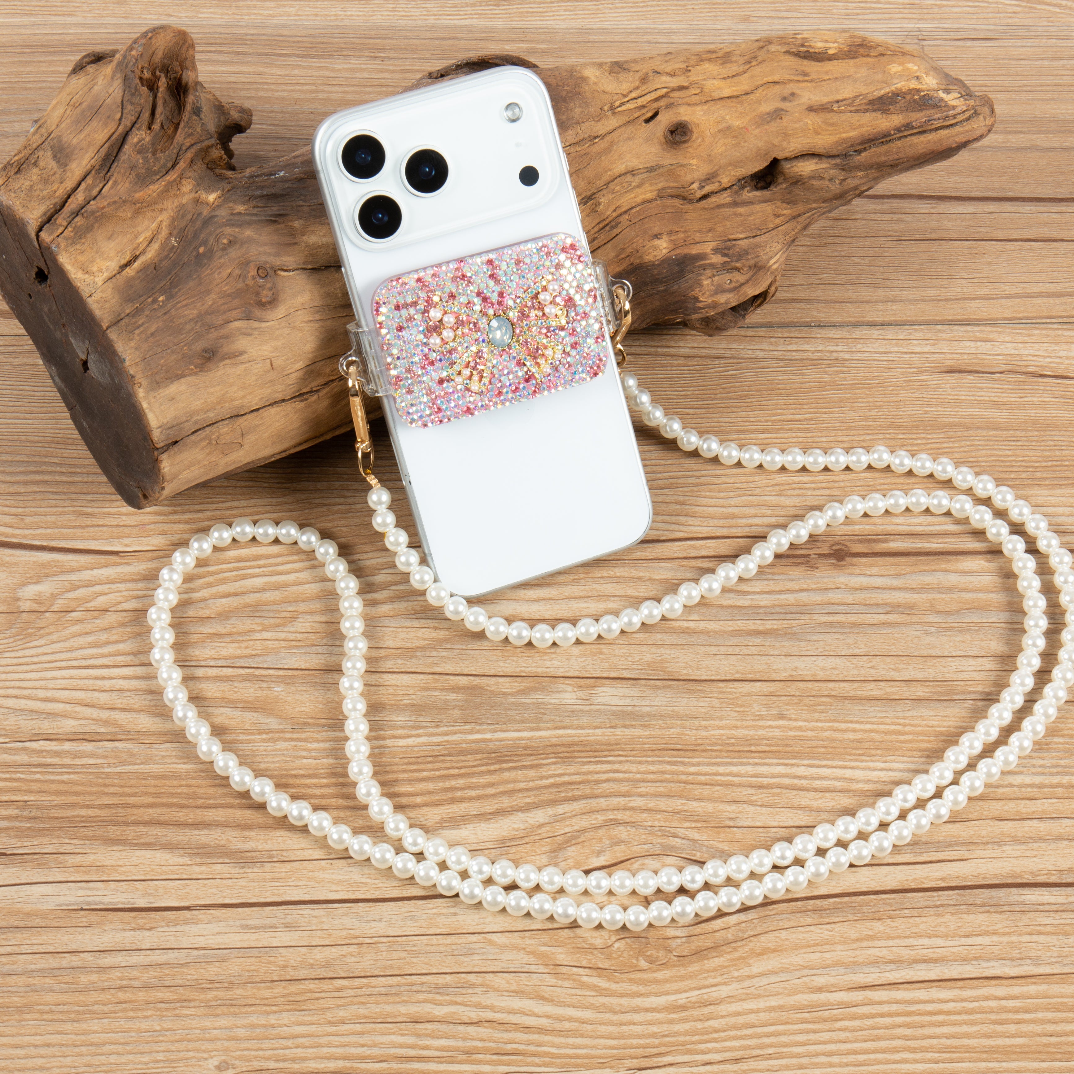 Ceramic Rhinestone Phone Lanyard CR0087