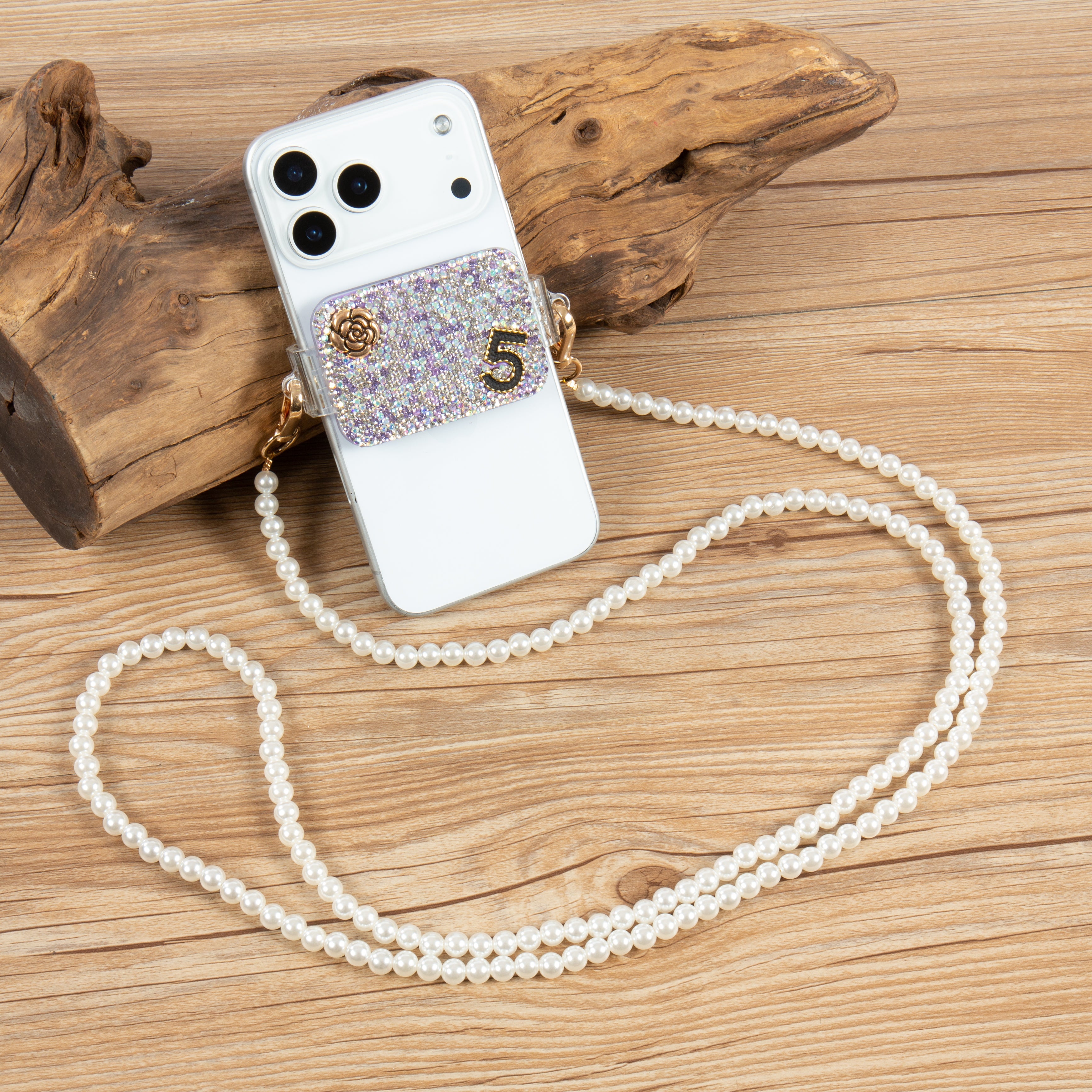 Ceramic Rhinestone Phone Lanyard CR0087