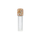 10 mL Ceramic Rhinestone Essential Oil Bottle CR0091 - Gold