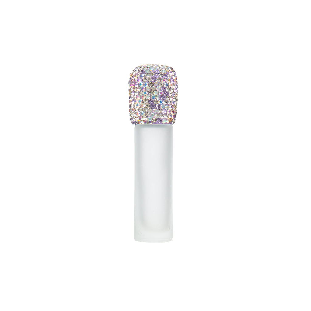 10 mL Ceramic Rhinestone Essential Oil Bottle CR0091 - Purple