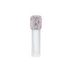 10 mL Ceramic Rhinestone Essential Oil Bottle CR0091 - Purple
