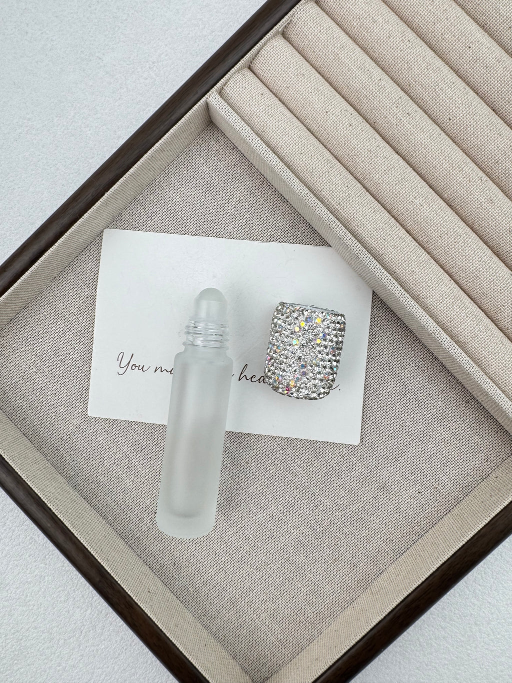 10 mL Ceramic Rhinestone Essential Oil Bottle CR0091 - product image 9