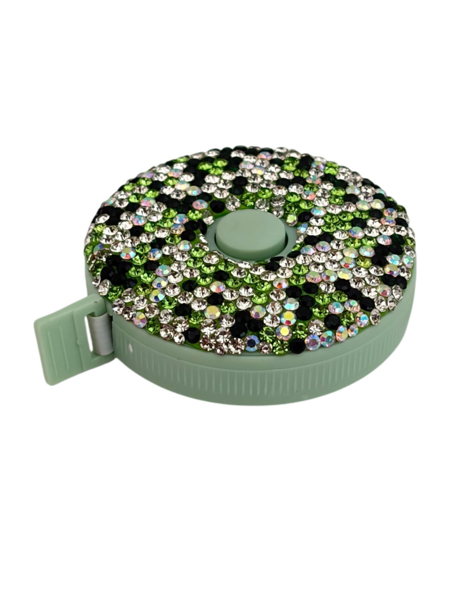 Light Ceramic Rhinestone Tape Measure CR0092