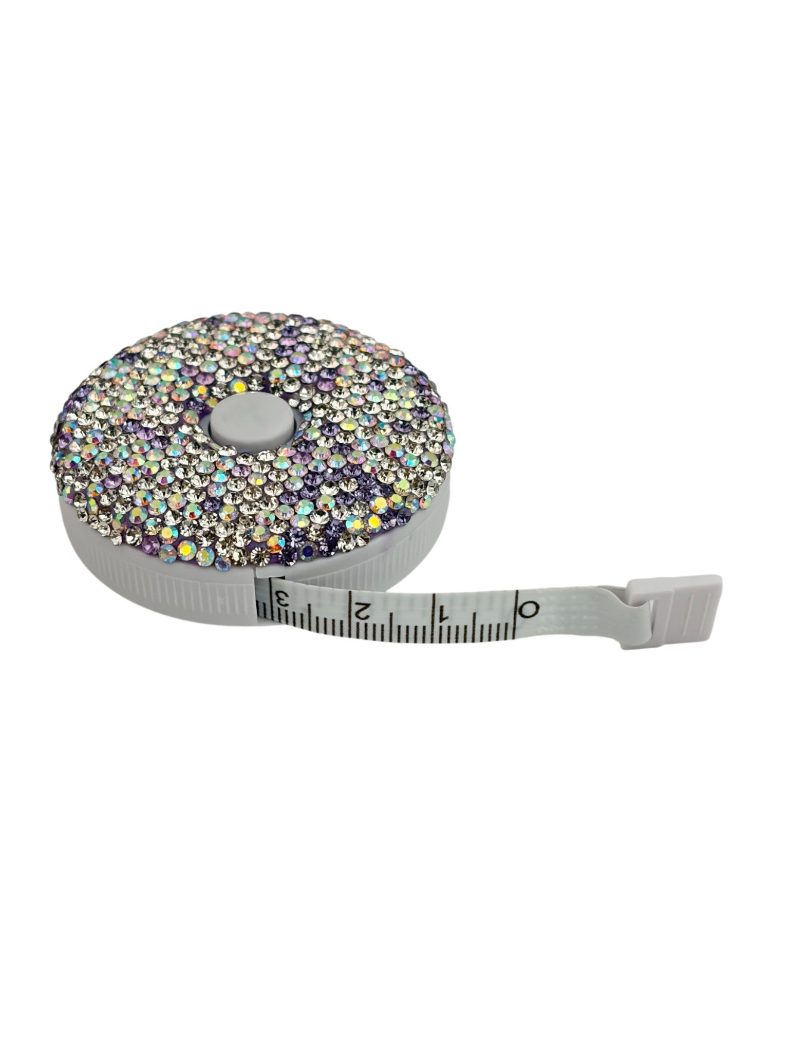 Light Ceramic Rhinestone Tape Measure CR0092