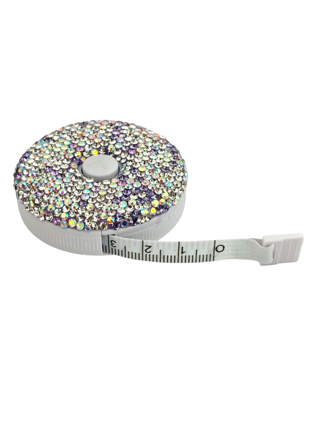 Light Ceramic Rhinestone Tape Measure CR0092