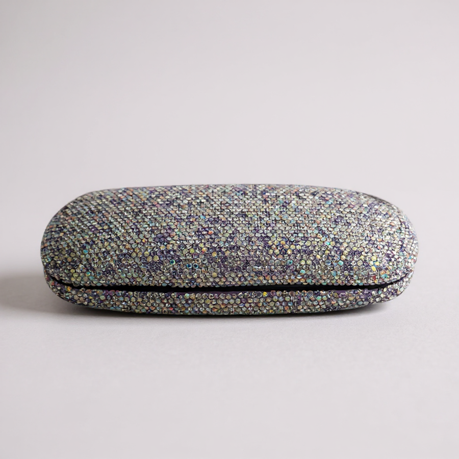 Ceramic Rhinestone Glasses Box CR0096