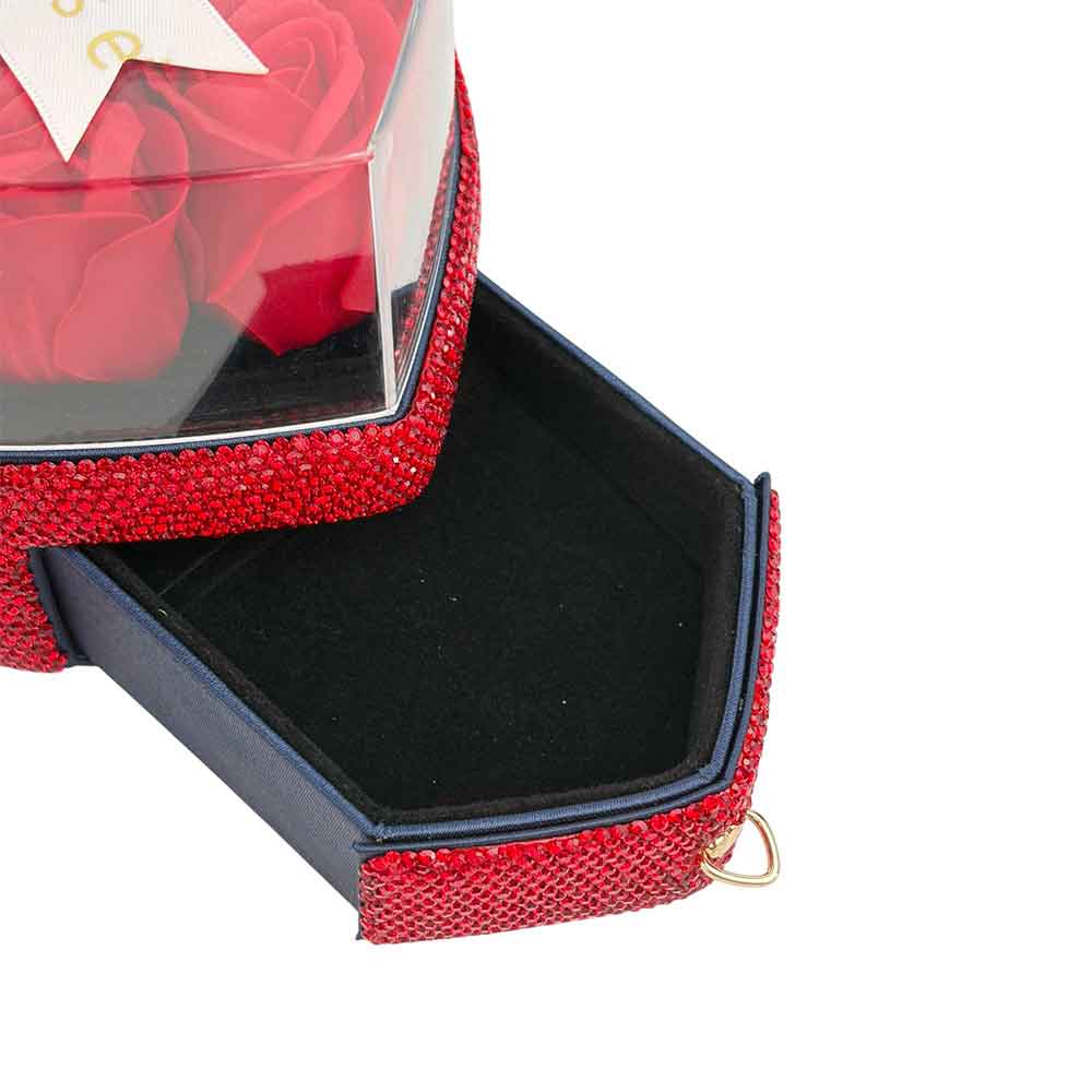 Ceramic Rhinestone Jewelry Box CR0099 - view 9