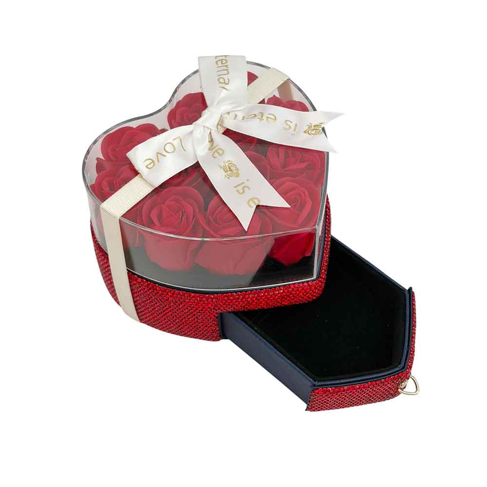 Ceramic Rhinestone Jewelry Box CR0099 - view 7