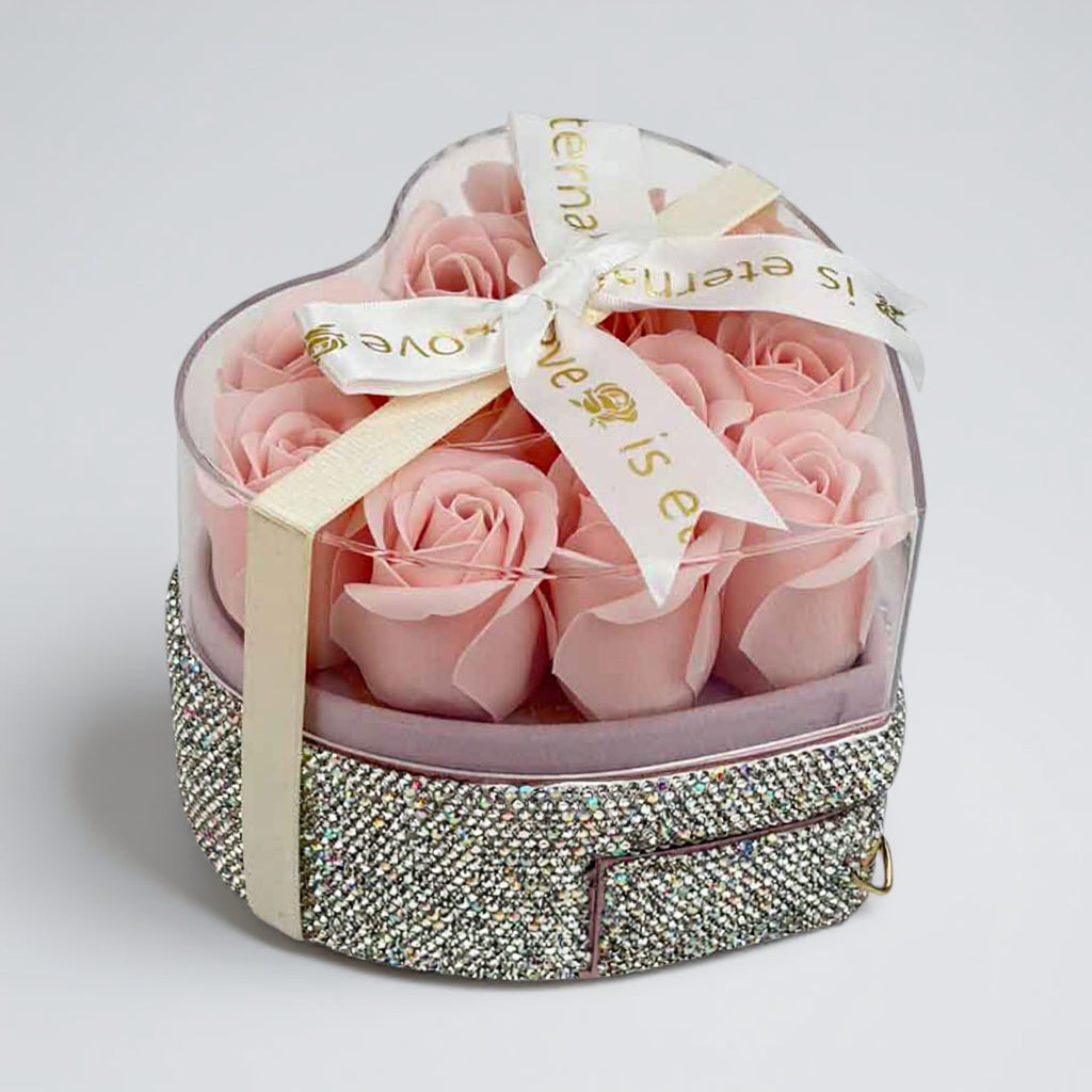 Ceramic Rhinestone Jewelry Box CR0099 - view 2