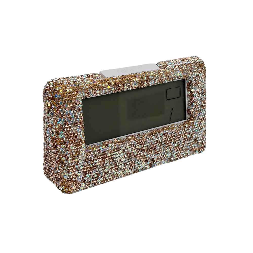 Ceramic Rhinestones Alarm Clock CR0105