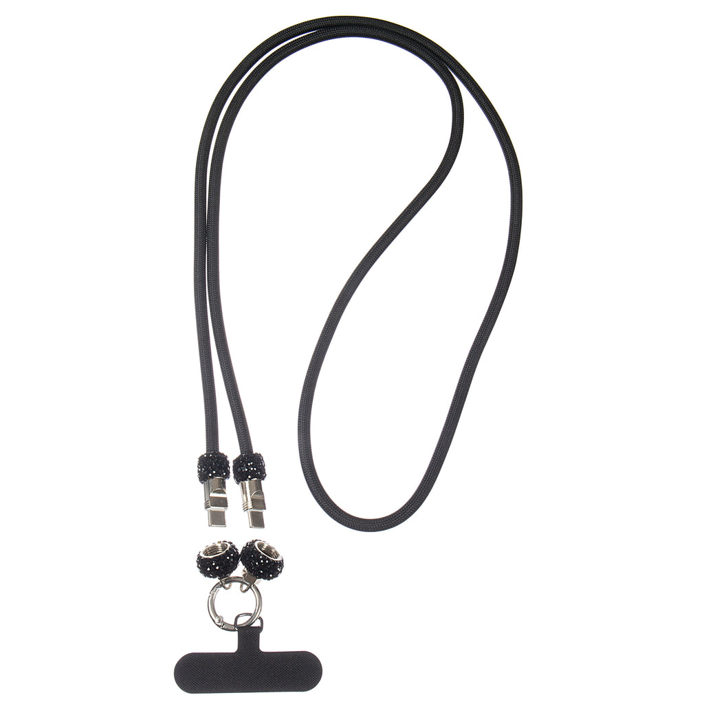 Phone Ceramic Rhinestone Lanyard Charging Type-C TO Type-C CR0117