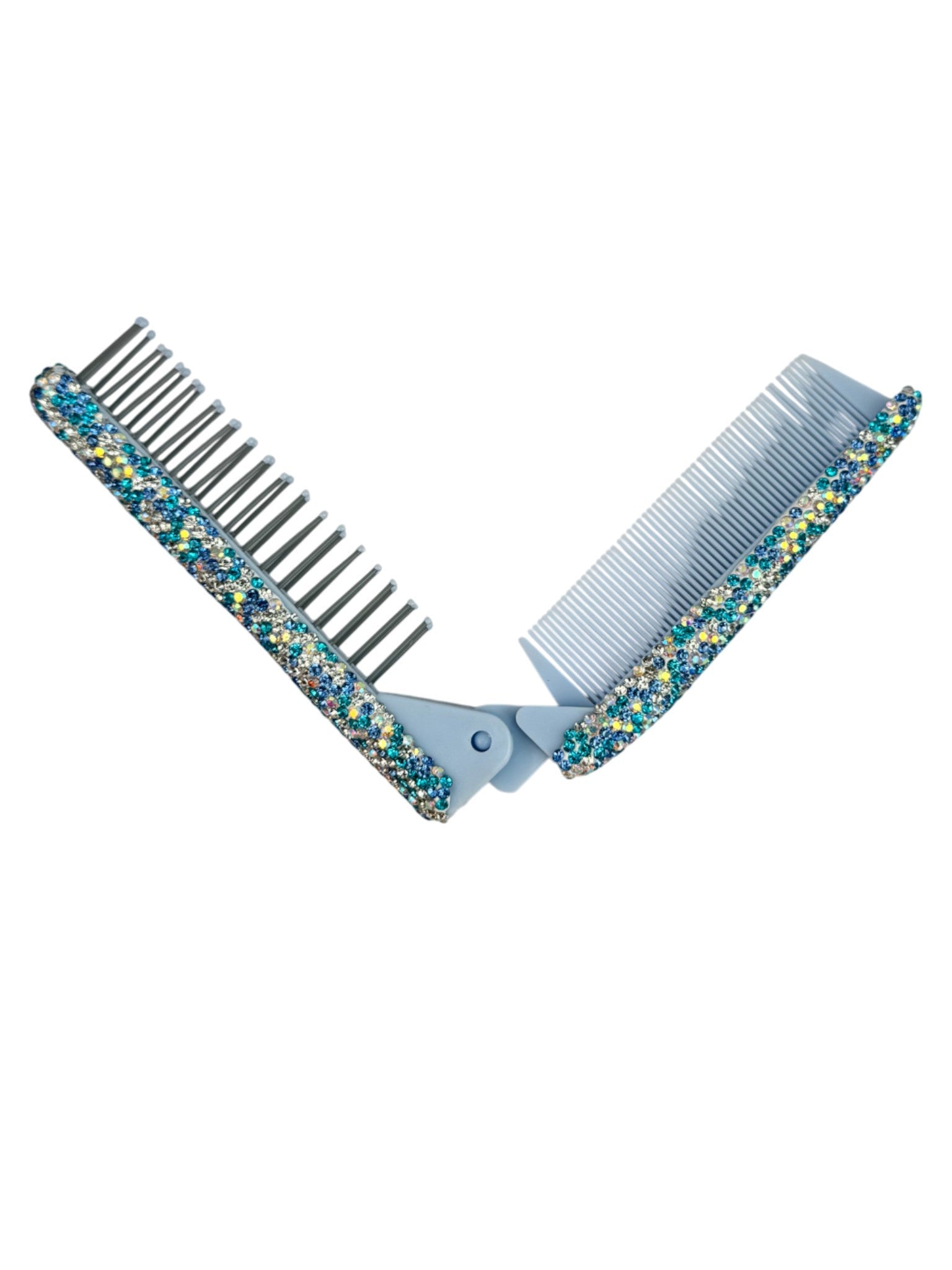 Ceramic Rhinestone Folding Comb CR0121