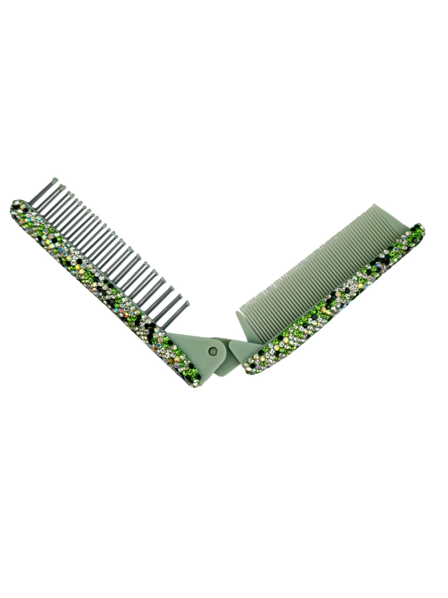 Ceramic Rhinestone Folding Comb CR0121