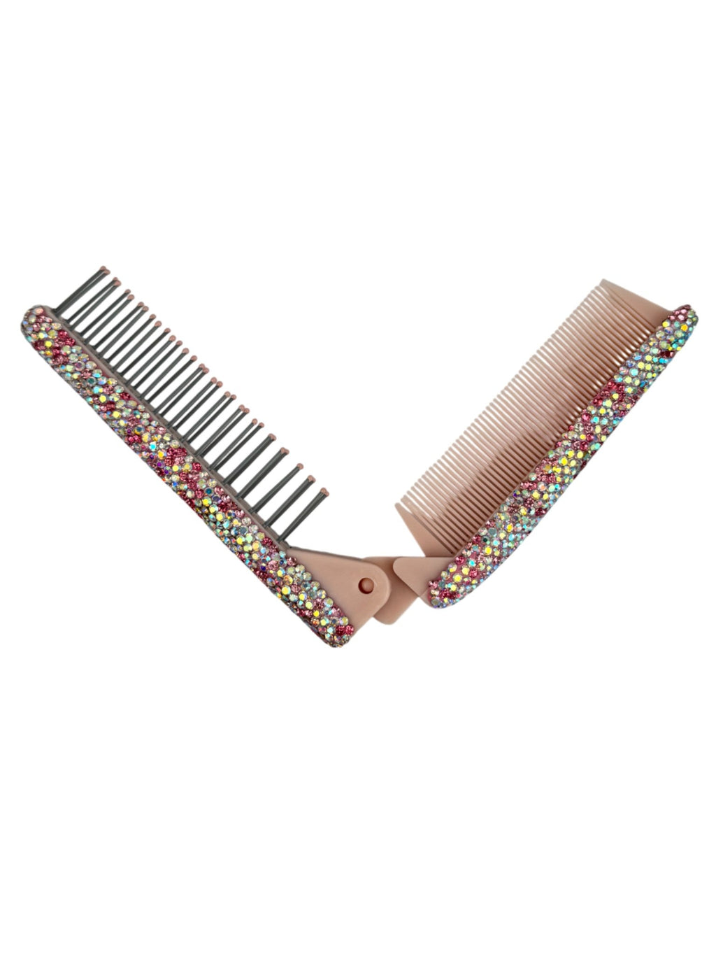 Ceramic Rhinestone Folding Comb CR0121