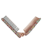 Ceramic Rhinestone Folding Comb CR0121