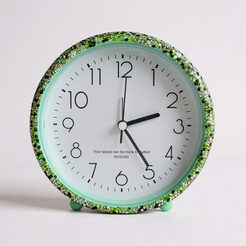 Ceramic Rhinestone Alarm Clock CR0134 - view 4