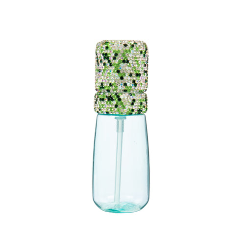 60 mL Ceramic Rhinestone Liquid Bottle CR0144 - Green