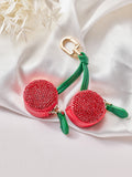 Cherry Rhinestone Keychain CR0155