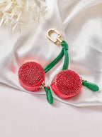 Cherry Rhinestone Keychain CR0155