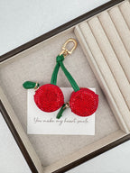 Cherry Rhinestone Keychain CR0155