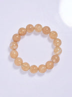 Citrine Quartz  Stone Stretch Bracelet B1981-6MM