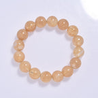 Citrine Quartz  Stone Stretch Bracelet B1981-4MM