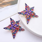Star Rhinestone Stud Earrings E4531