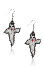 Ghost Seed Beads Earrings E4866