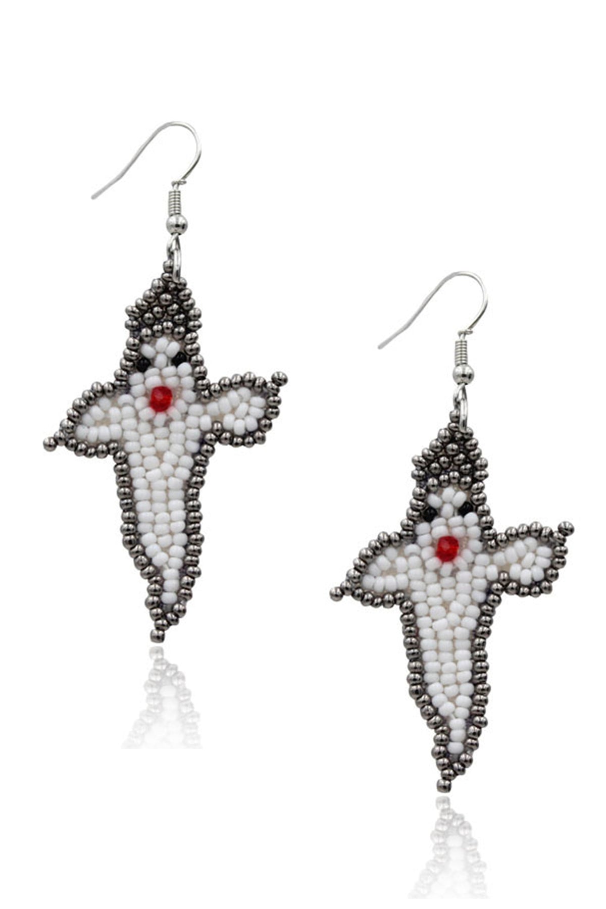 Ghost Seed Beads Earrings E4866