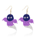 Ghost Seed Beads Earrings E4869