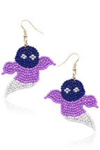 Ghost Seed Beads Earrings E4869