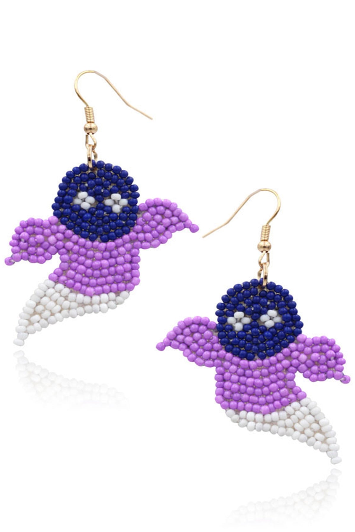Ghost Seed Beads Earrings E4869
