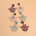 Ghost Rhinestone Earrings E5022