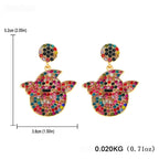 Ghost Rhinestone Earrings E5022