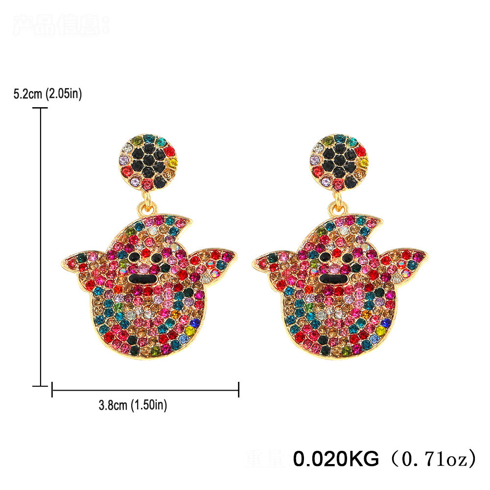 Ghost Rhinestone Earrings E5022