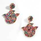 Ghost Rhinestone Earrings E5022