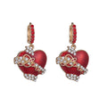 Heart Rhinestone Earrings E5029