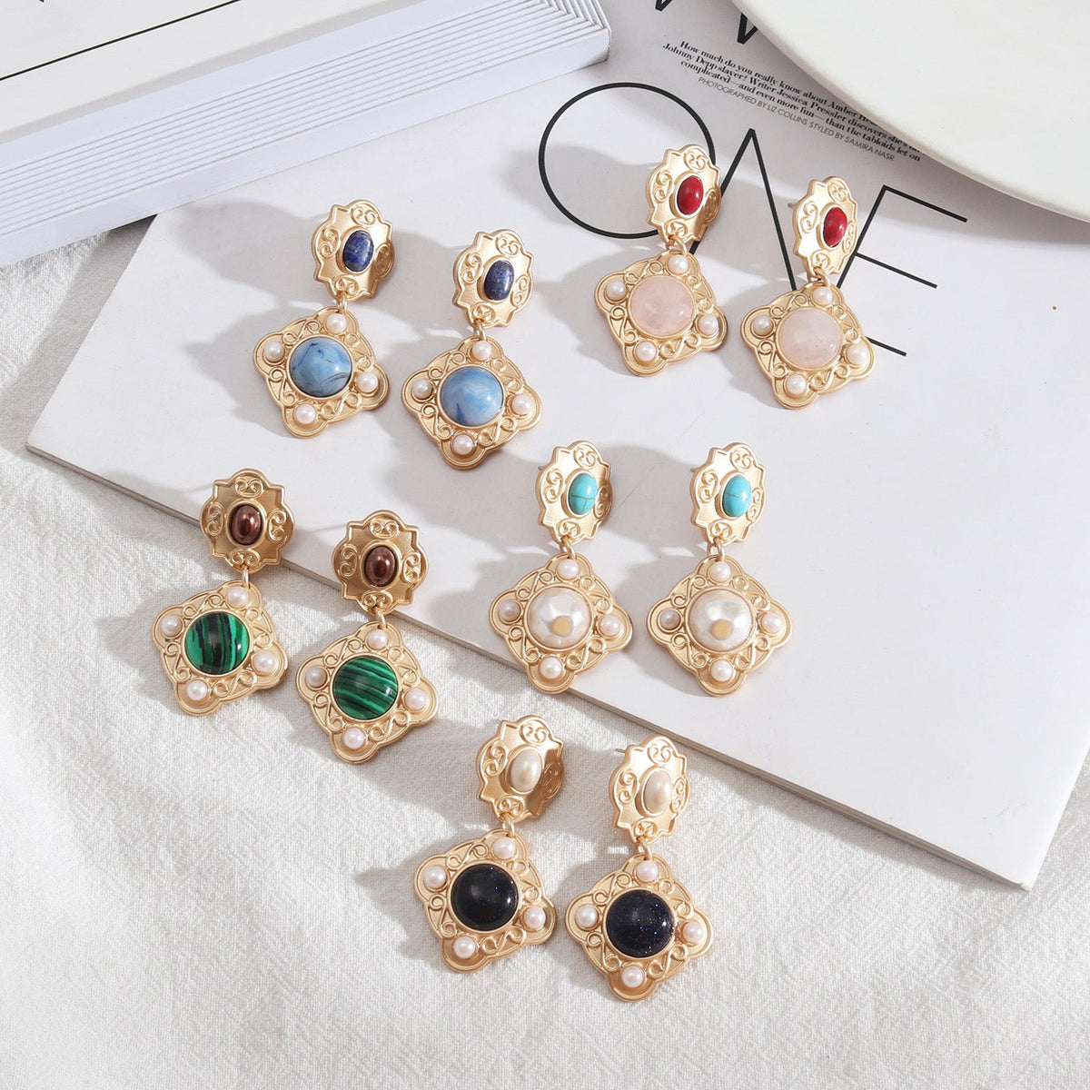 Baroque Pearl Earrings E5058