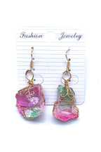 Irregular Natural Stone Earrings E5095
