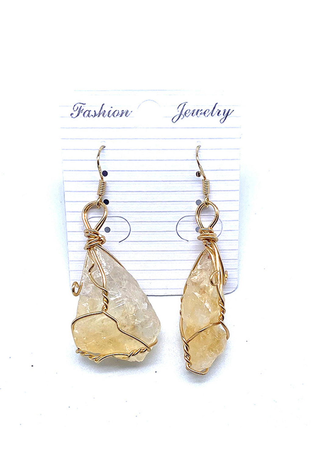 Irregular Natural Stone Earrings E5095
